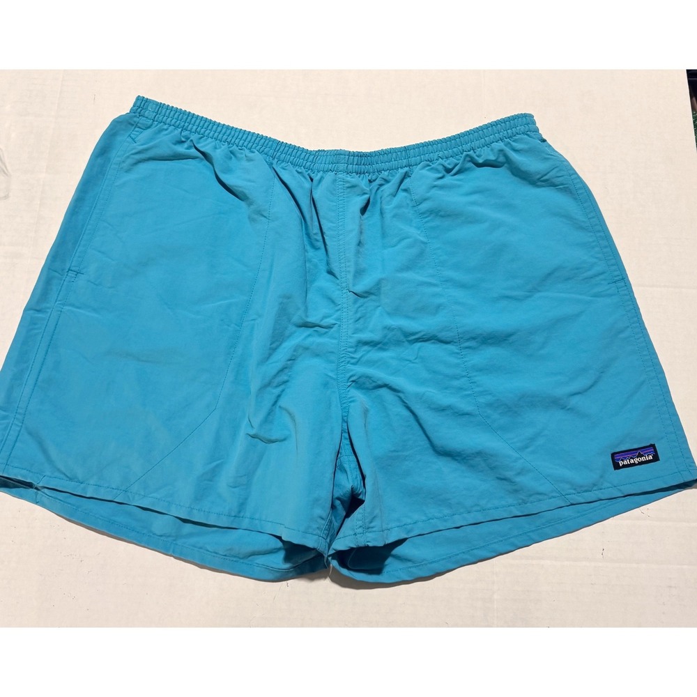 Patagonia Baggies Shorts Mens XXL Teal Green 57022 Nylon Mesh Liner Swim